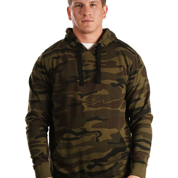 Enzyme-Washed French Terry Hooded Sweatshirt Thumbnail