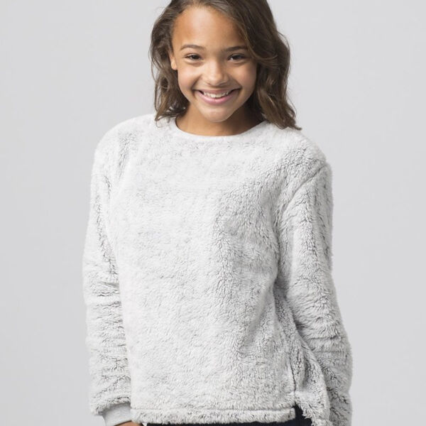 Girls Fuzzy Fleece Crew Thumbnail