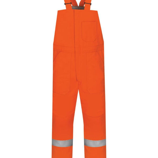 Deluxe Insulated Bib Overall with Reflective Trim - EXCEL FR® ComforTouch - Tall Sizes Thumbnail